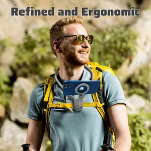 Neck Mount for Phones, Cell Phone Holder Stand Hanging on Neck POV/Vlog Selfie Hand Free Necklace Phone Strap Video Recording for iPhone 16 15 14 13 12 Seires Android Phones