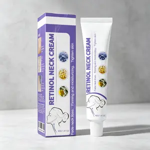 Retinol Neck Cream 40g – Fades Neck Lines & Wrinkles – Firms, Tightens & Moisturizes Sagging Neck Skin – Anti-Aging Cream for Youthful, Smooth Décolletage – Daily Neck Care