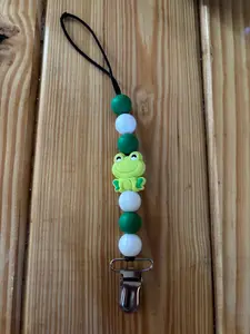 Frog Pacifier Clip Frog Pacifier Clip