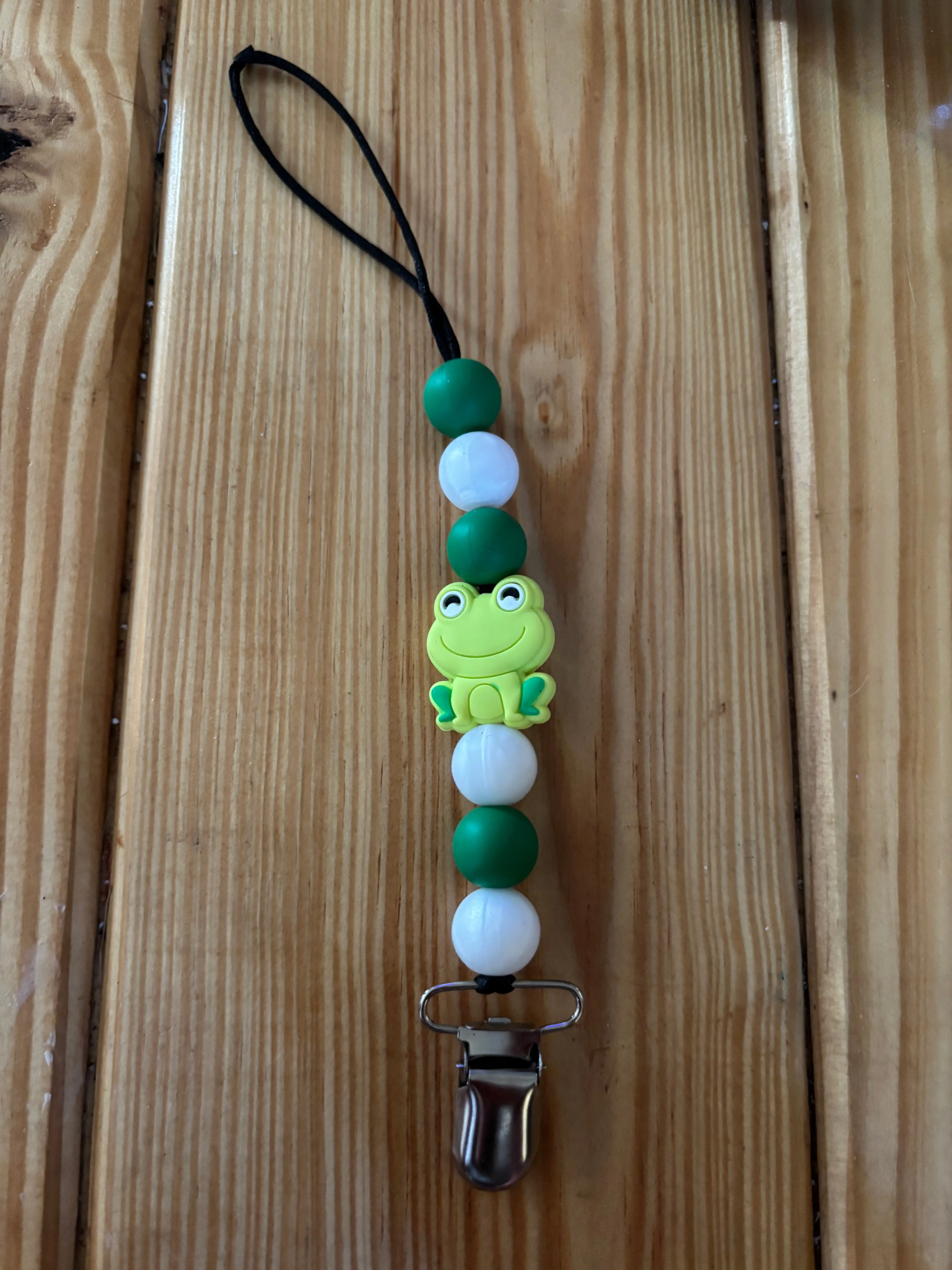 Frog Pacifier Clip Frog Pacifier Clip