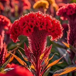 300+ Celosia Seeds - Non-GMO Vibrant Cockscomb Flowers for Bold Garden Displays, Borders, and Pollinator Spaces