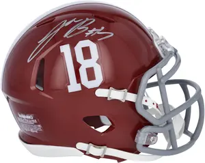 Ja'Corey Brooks Alabama Crimson Tide Autographed Riddell Speed Mini Helmet - Fanatics Authentic Certified