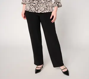 Susan Graver Regular LK Luxe Straight Leg Pants