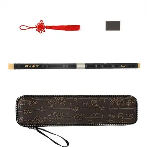 SLADE  Bamboo Flute  Handcrafted Rosewood Professional Chinese Dizi with Rich Tone Traditional Wind Instrument with Cloth Case for Stage Performance Practice