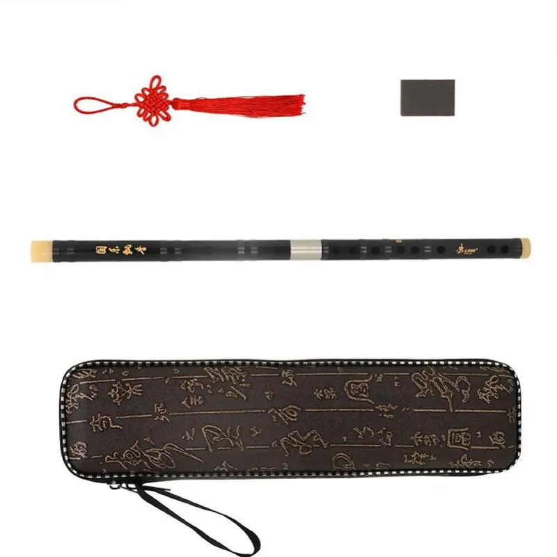 SLADE  Bamboo Flute  Handcrafted Craftsmanship Rosewood Professional Chinese Dizi with Rich Tone Traditional Wind Instrument with Cloth Case for Stage Performance Practice