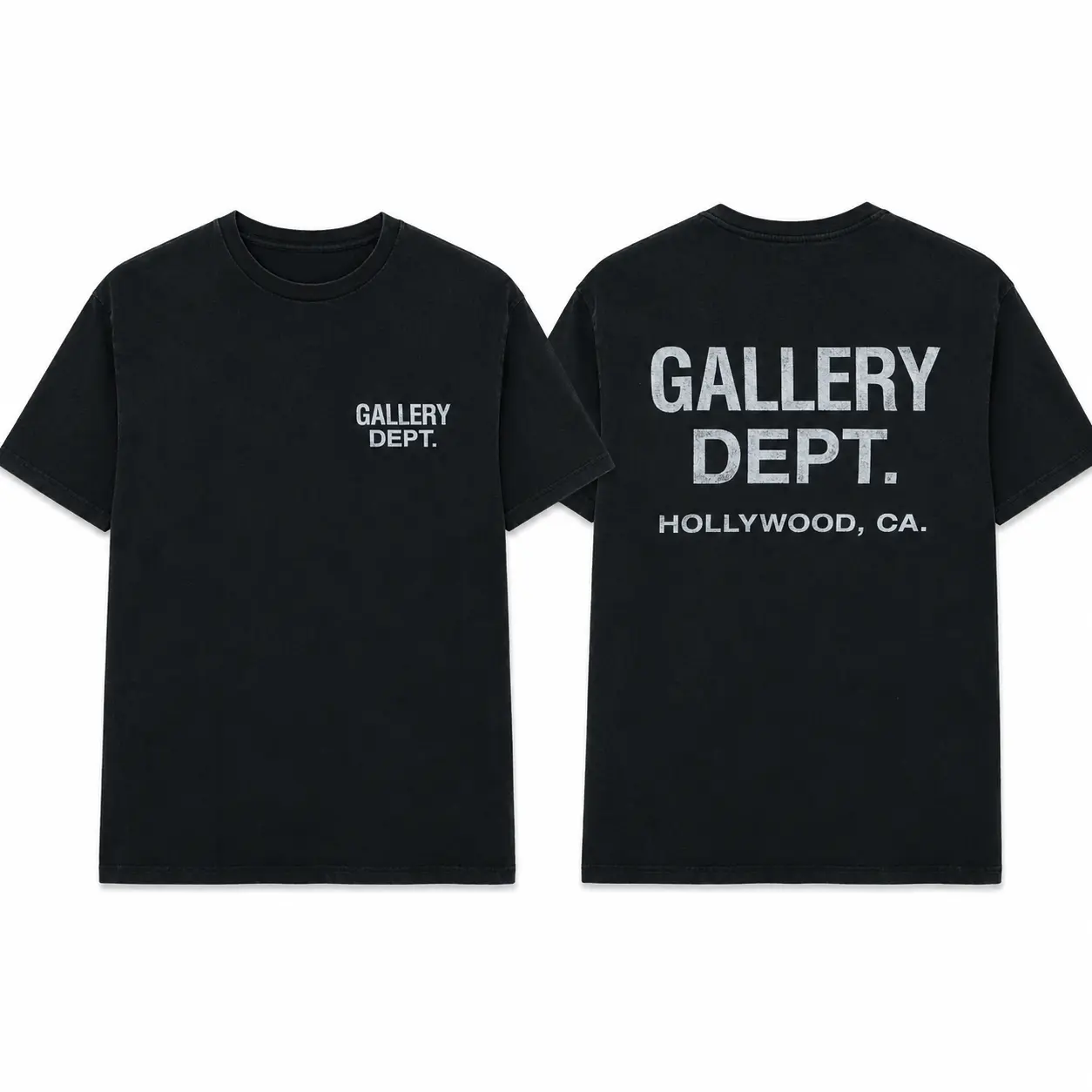 Gallery Dept Hollywood Logo T Shirt, Gallery Dept Vintage Streetwear Tee, Premium Cotton Graphic Shirt, Unisex Casual Fashion Top