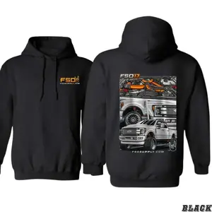 FSD17 Custom Truck Hoodie, Car Enthusiast Graphic Sweatshirt, Vintage Car and Motorcycle Streetwear Cotton Pullover, Casual Unisex, Halloween, Holiday Gift, Birthday Gift, Fashionable and Comfortable