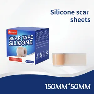 Medical Silicone Scar Patch 4cmx150cm, Professional Scar Repair Patch, Cesarean Section Scar Fade Patch, Adjustable Reusable
