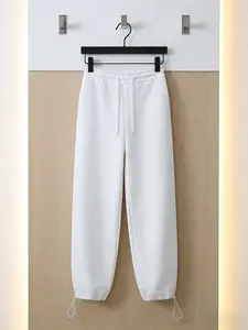 Summer Women's Y2K High-Waisted Drawstring Jogger Pants, Vintage Loose Fit, Adjustable Cuffs, Street Style Casual Long Sweatpants
