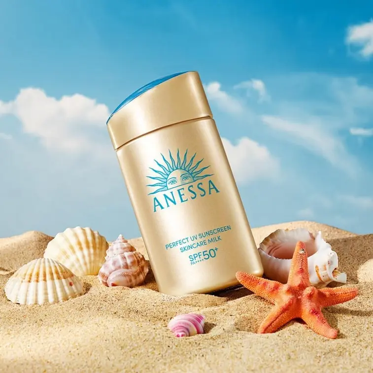 ANESSA 2026 Full Range Facial Sunscreen - Gold Milk, Mild Milk, Spray, Limited Repair Sets - SPF50+ PA++++ UV Protection, Silky Hydrating, Fragrance-Free/Scented Options for All Skin Types, Aesthetic Glow