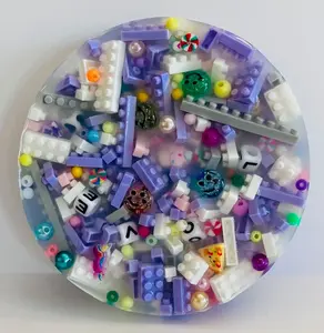 Ultra Picky Pad with Building Blocks - Purple Bird