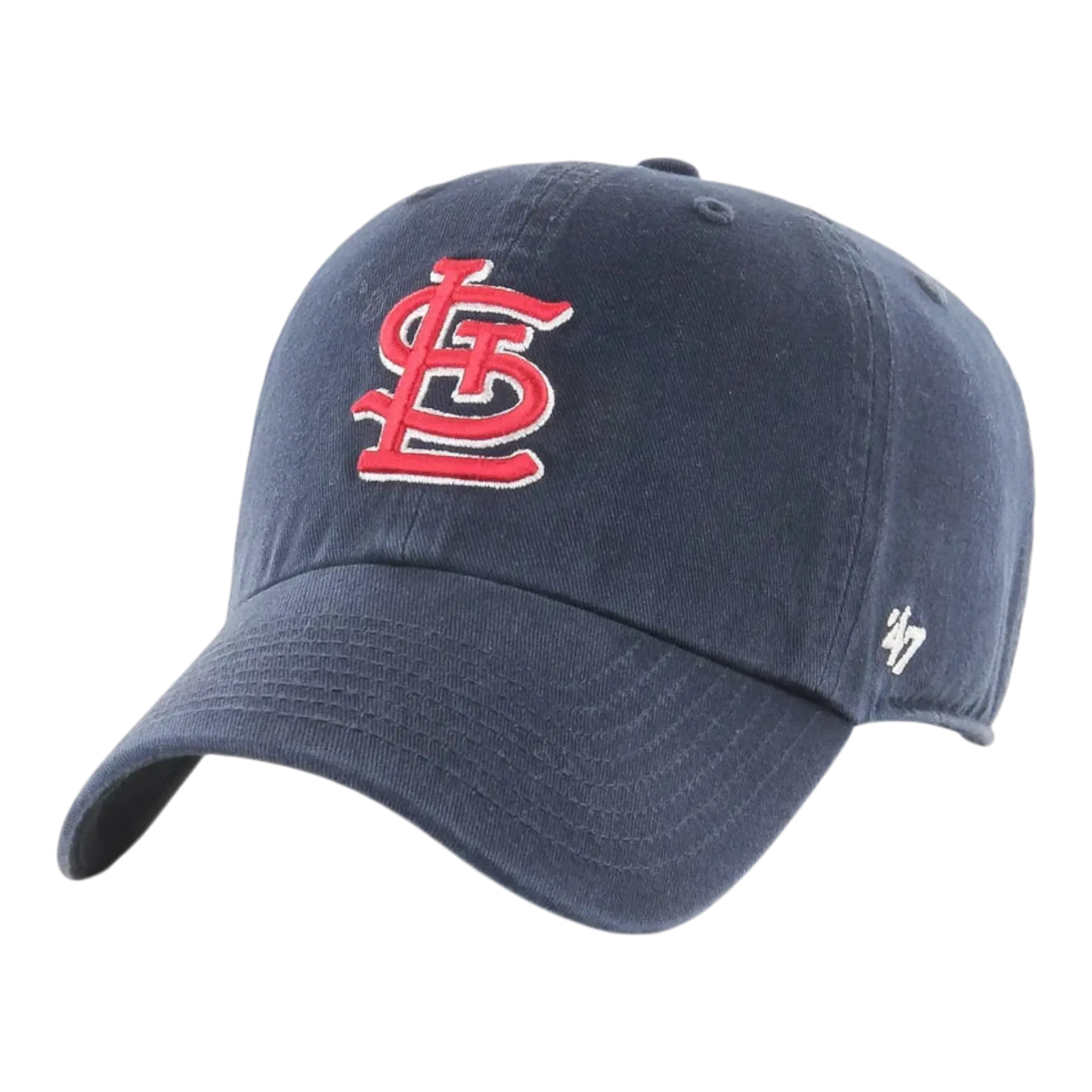 47 Brand Clean Up St. Louis Cardinals Strapback in Navy | Adjustable Cap