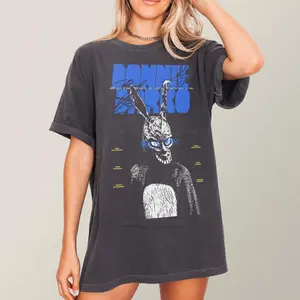 Vintage Donnie Movie T-Shirt: Retro Darko Sci-Fi Movie Streetwear 7LX