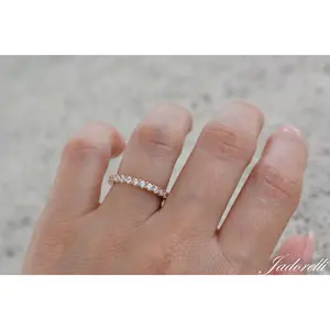 Full Rose Gold Eternity Band