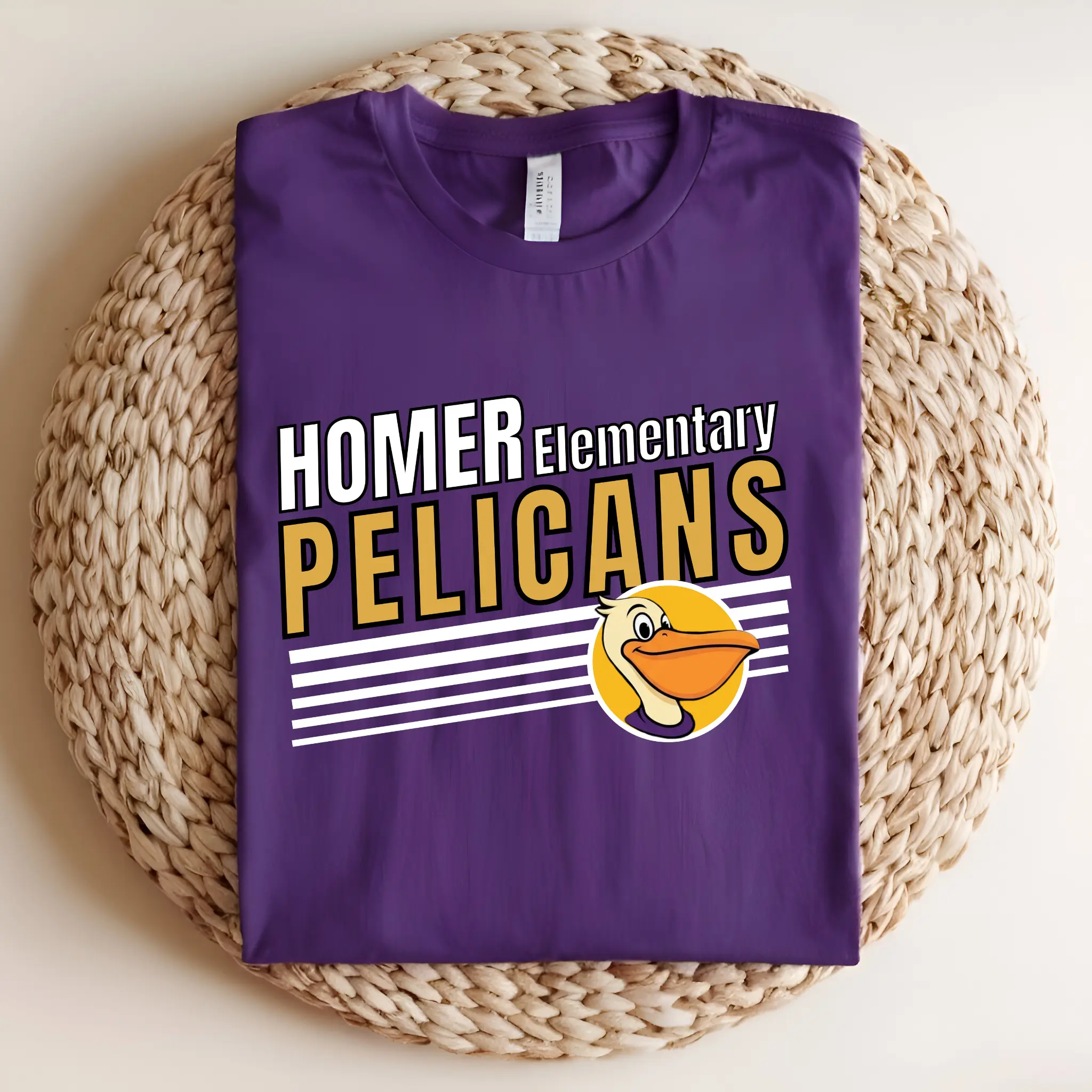 Pelicans Spirit Wear - Homer Elementary School Pelican Unisex Shirt