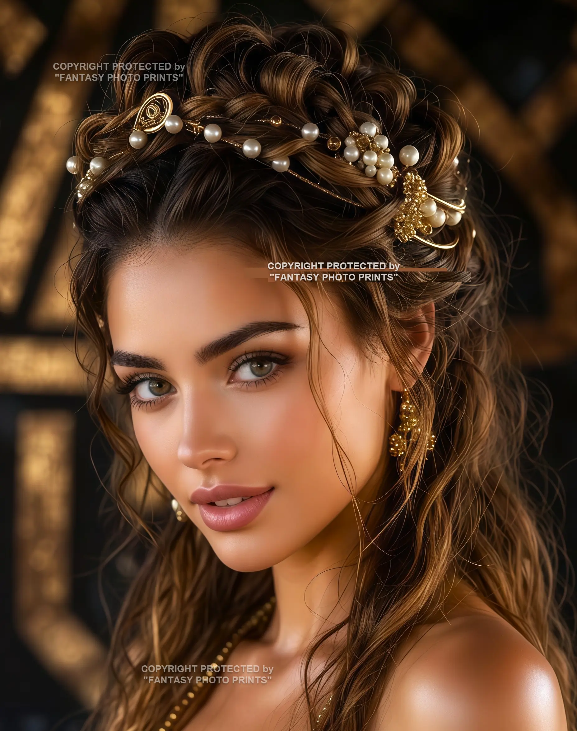 8x10 Photo Art Print Photography Semi-Gloss Female Portrait Model Artwork Print #95516