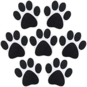 20 Pcs Non Slip Bathtub Stickers Shower Floor Sticker Safety Adhesive Paw Decals Treads for Tubs Anti Slip Applique for Bathtub Bathroom Pools