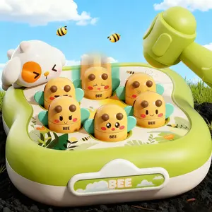 Bees and puppies whack-a-mole toys, children's interactive impact games, cute animal design, family interaction, children's birthday toys.