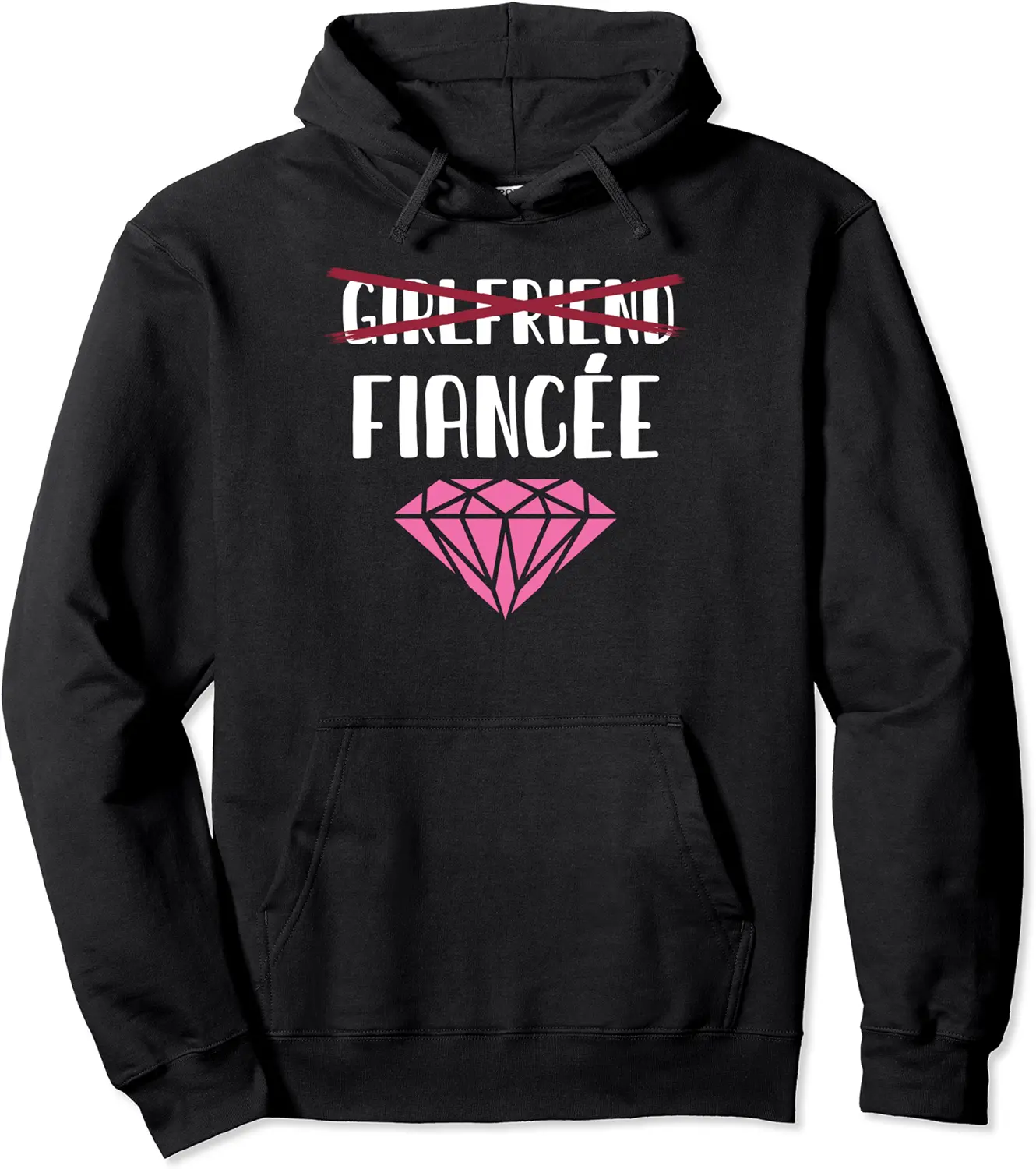 Wedding Announcement Engaged Girlfriend Fiancee Engagement Pullover Hoodie - Keithhodges Shop 53B09YVVNCN1