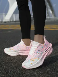 Women's Professional Outdoor Running Shoes, Breathable Sports Sneakers, Shock Absorption & Bounce Design, Casual Training Runners