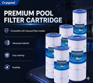 Cryspool Pool Filter Compatible With Hayward Models – Fits Star-Clear Plus, SwimClear Single Element, and SwimClear Multi-Element