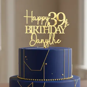 Acrylic Custom Birthday Cake Topper