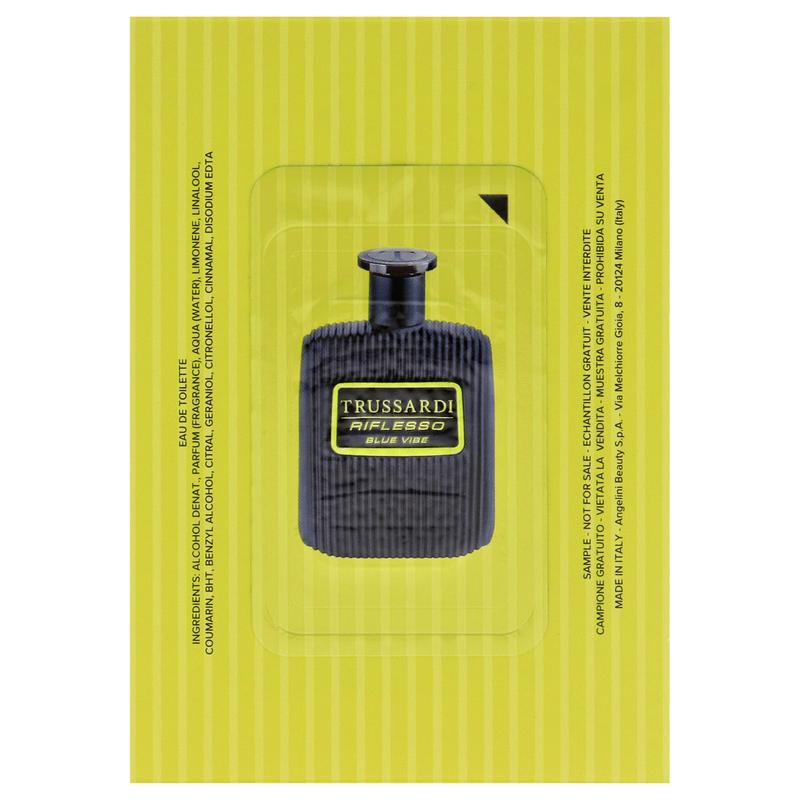 Blue Vibe Liquatouch Sample by Trussardi for Men - 1 Pc Sample