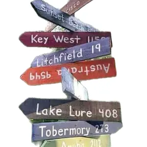 Arrow Directional Sign - Fully Customizable Design with Adjustable Arrow Size