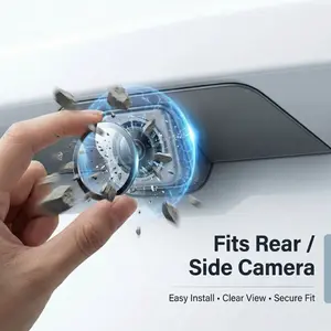 Upgraded 2-Piece Car Camera Protector Set — 360° Comprehensive Coverage | HD Clarity & High Transparency | Front & Rear Scratch, Gravel, and Stain Protection | Custom-Fit Design | Gifts for Boyfriends, Coworkers, and Fathers