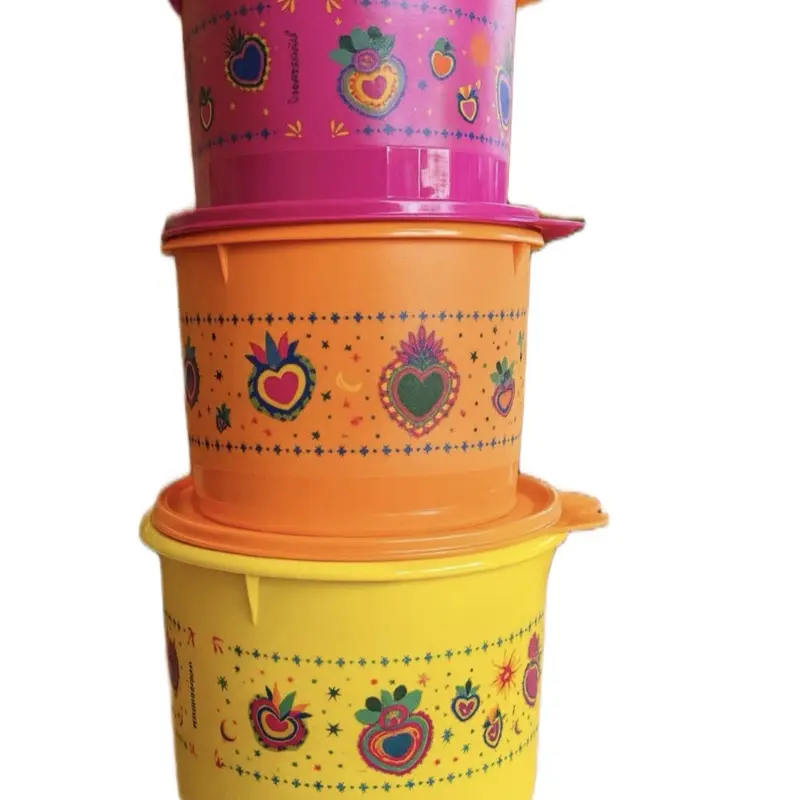 Hearts Theme Container Set 3.5L 2.25L & 1.75L
