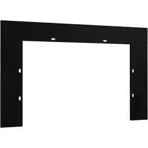 Fireplace Insert Trim Kit for 35.63" W x 27.52" H,Black,B0BC7FYSDT, Only Suitable for  Size-Matched Fireplaces