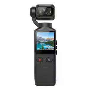 【FathersDayGift】KEPEAK 2K Pocket Vlog Camera with 180° Swivel 150° Ultra Wide Angle Lens, 1.96-inch HD Display, WiFi & App Control, 6H Working Time, 2000mAh Battery, Image Stabilization, Loop Recording, Compact Camera for Travel Content Creation