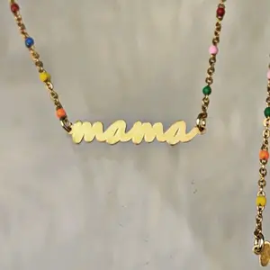 mama rainbow chain necklace