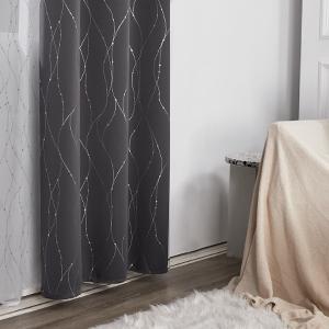 Blackout Curtains (2 Panels) Deconovo Grommet Dots Pattern for Bedroom and Living Room - Thermal Insulated Window Curtains lightblocking curtains Blackout Curtains (2 Panels) Deconovo Grommet Dots Pattern for Bedroom and Living Room - Thermal Insulated Window Curtains lightblocking curtains