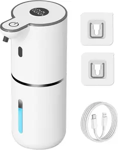 2026 Elevate Your Kitchen or Bathroom Hygiene with This Smart Touchless Foaming Soap Dispenser – Featuring 6 Adjustable Lather Levels, USB Rechargeable Convenience, and Easy Wall-Mounted Installation for a Sleek, Hands-Free Experience