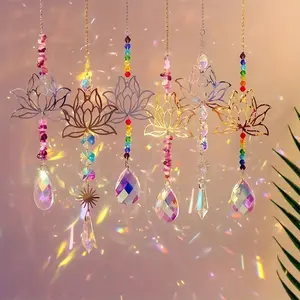 Crystal Hanging Decorations, Colorful Outdoor Window Ornaments, Wedding & Holiday Decoration Set, Home Display Accessories