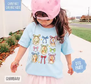 Bunny Frames Comfort Colors Youth Tshirt