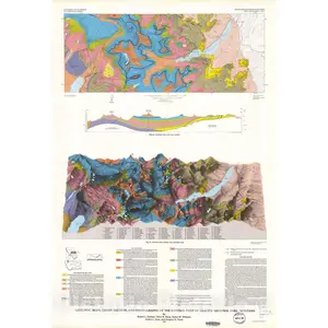 Glacier National Park, Montana - Bedrock Geologic Map, 1989