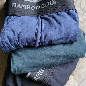 BAMBOO COOL Men's Underwear Boxer Briefs Soft Breathable Premium Fabric Open Fly Pouch High Performance Stretch Christmas Gifts for Men 4 or 7 Pack
