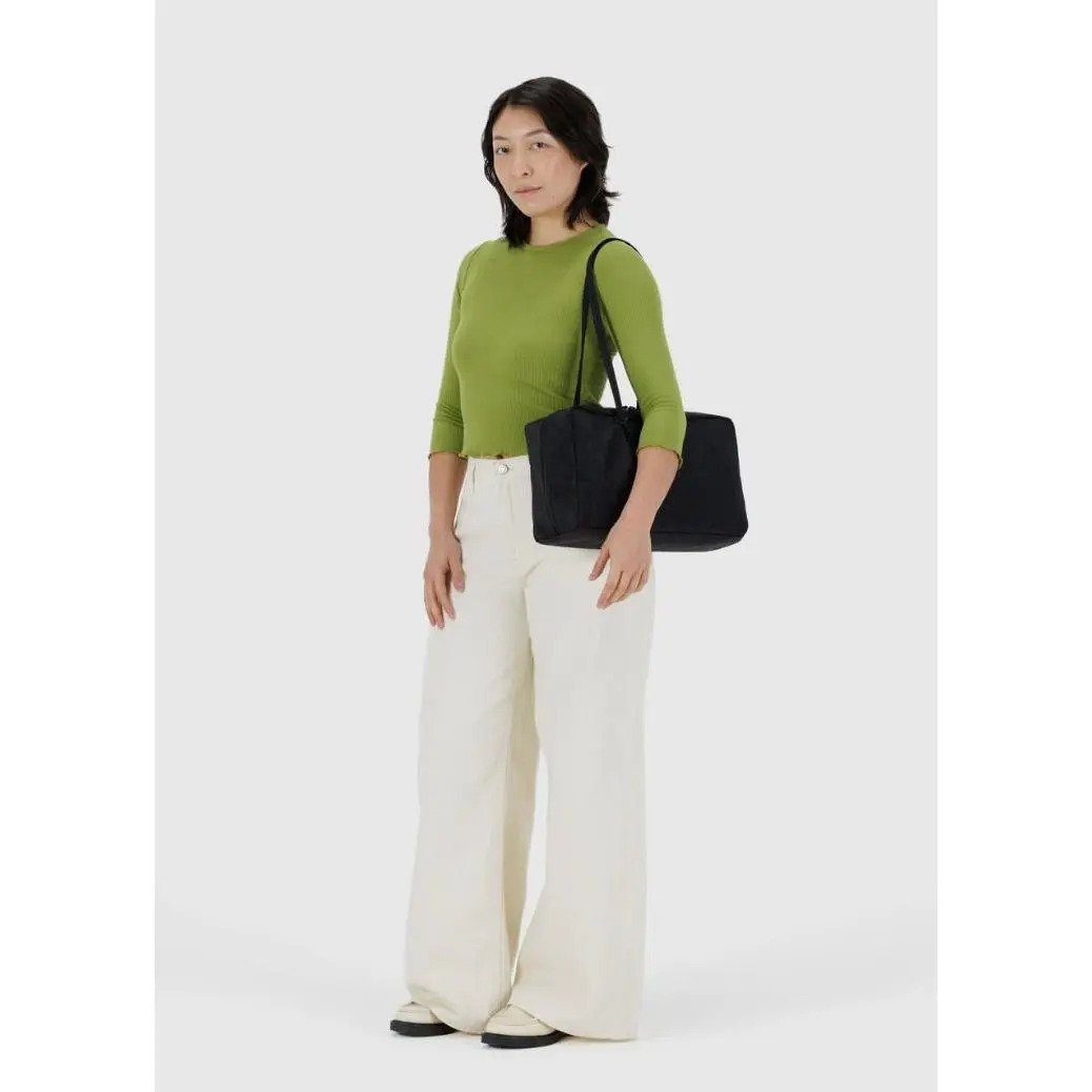 BAGGU Medium Nylon Bowler Bag