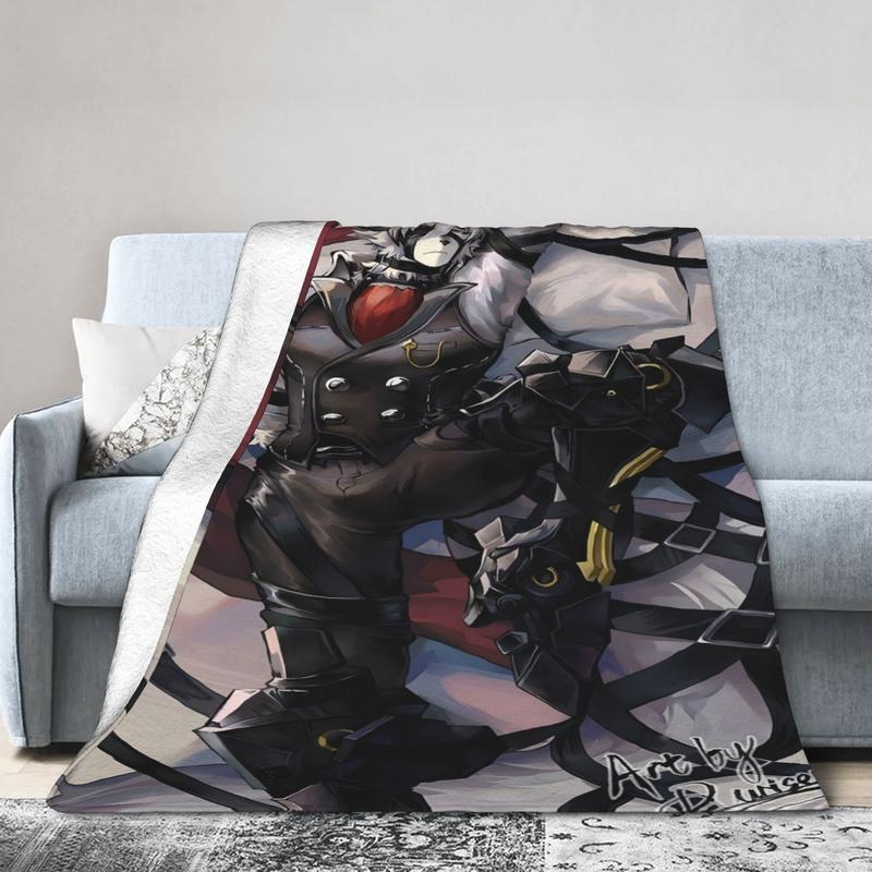 Von Lycan Series 2026 New High End Printed Flannel Blanket Ultra Soft Skin Friendly All Season Warmth for Bedroom Office Nap Study Reading Christmas Gift