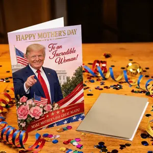 Trump Talking Mother's Day Card 5"x7", Make Mother's Day Great Again Card