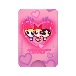 The Powerpuff Girls Airbrush Hearts MagSafe Mobile Phone Wallet