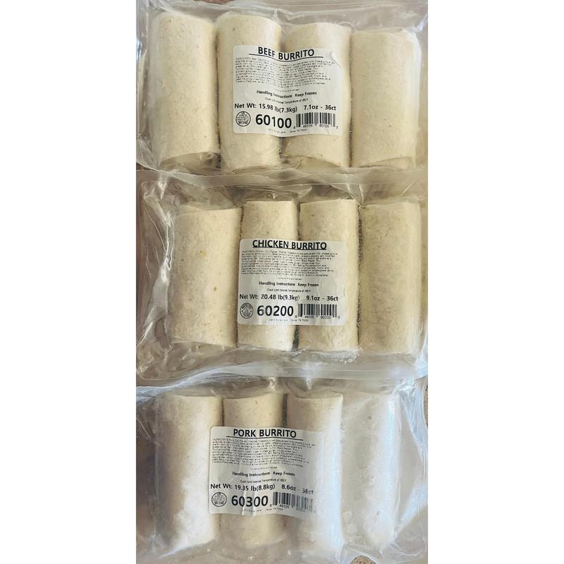 12 Keto Diet Burrito - Mix & Match Pork-Chicken-Steak $5.75 each Free Shipping