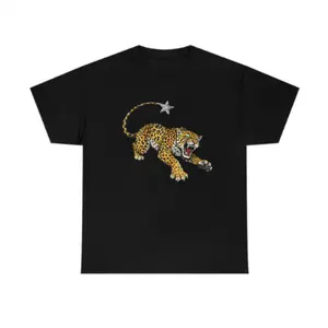 Vintage Jaguar Graphic T-Shirt, Retro 90s Wildlife Nature Tee, Y2K Streetwear Shirt for Men Women, Trendy Animal Print Aesthetic Fashion Top