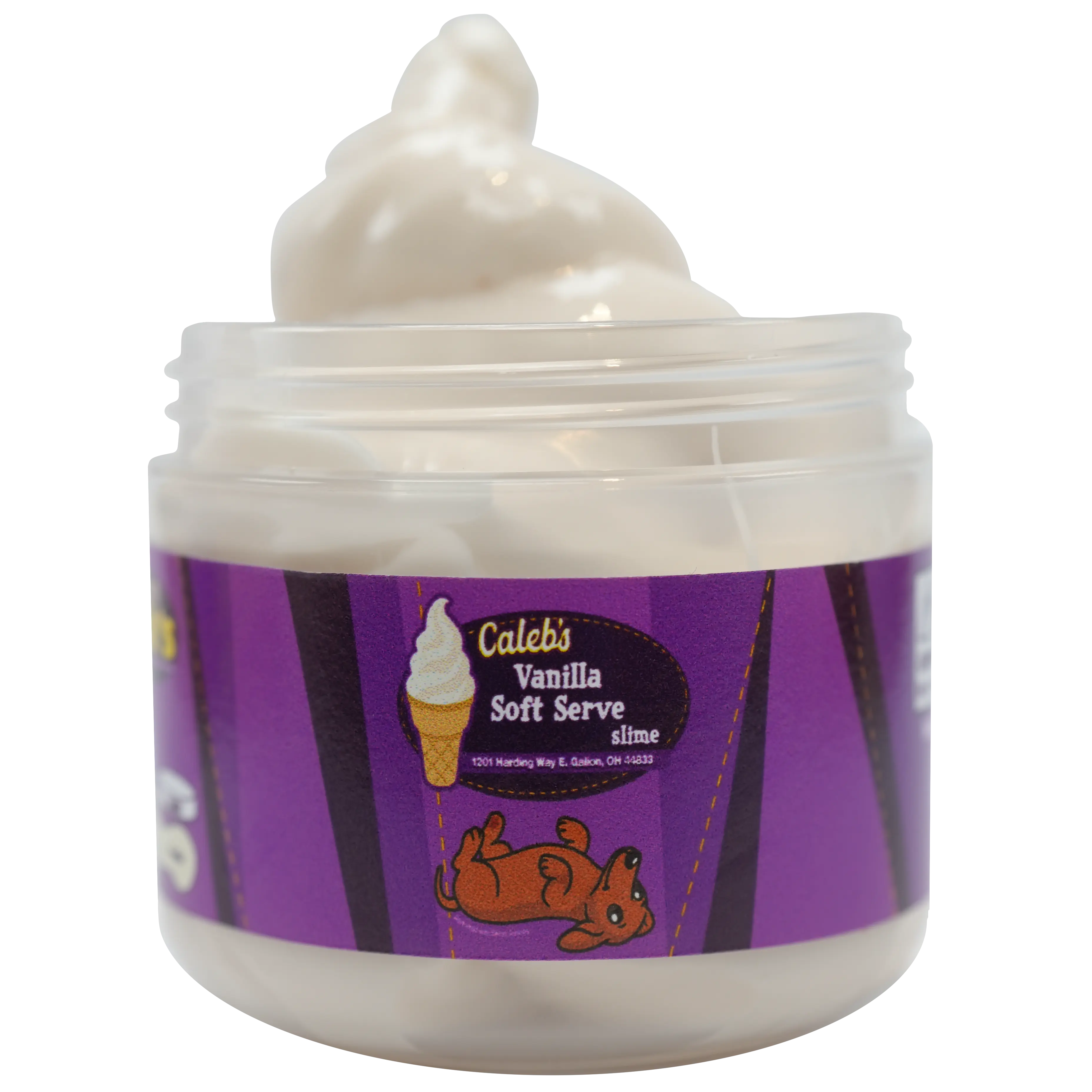 Vanilla Soft Serve Mini Thick n Glossy Slime Pop Up Exclusive