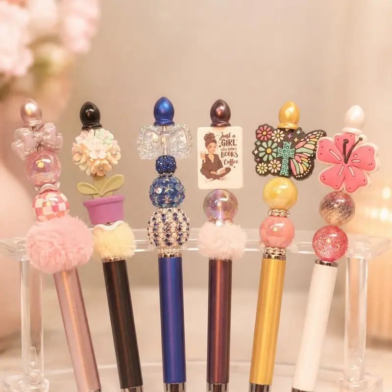 Beaded Stylus Pen for Touchscreen - Colorful Beads, Fun Designs, Stylish Writing - Customizable Tablet Accessory (Live Claim Orders Only), Capacitive Stylus Pen, Stylus Pencil