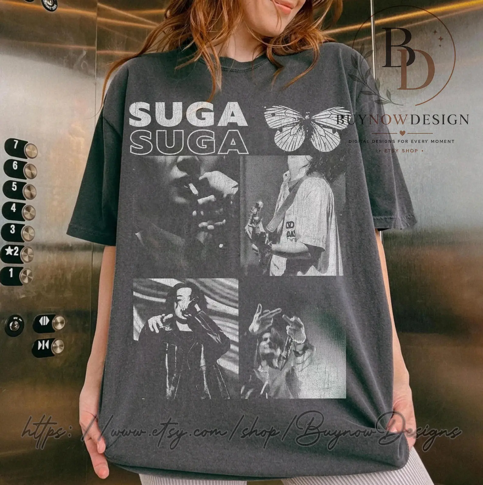 Comfort Colors Limited Suga Min Yoongi 90s Bootleg Vintage T-Shirt, Suga Min Yoongi Kpop Streetwear Classic Tee, Gift For Women and Man Unisex T-Shirt