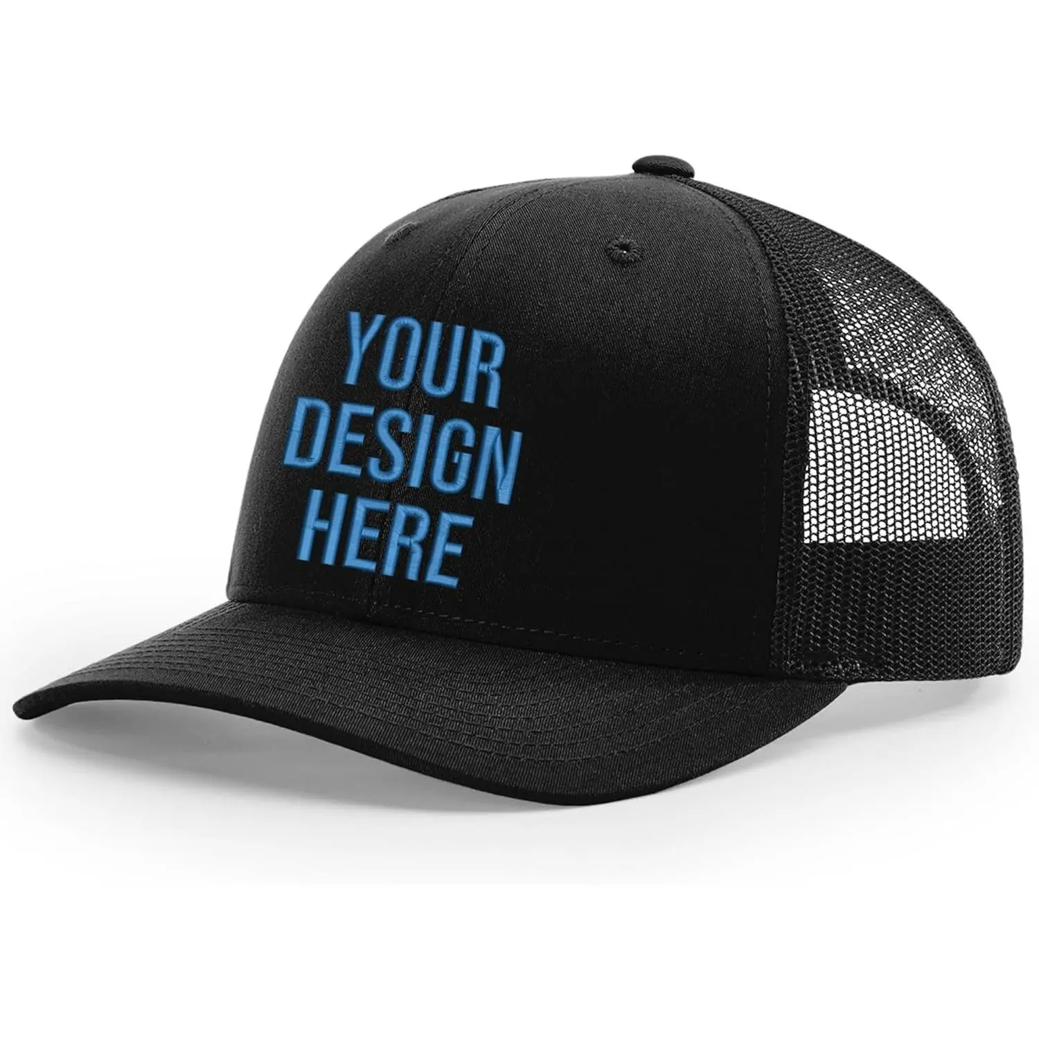 Custom Trucker Hat for Men & Women, Customize Your Own Caps, Text & Logo, Adjustable Snapback Cap BlackGift.