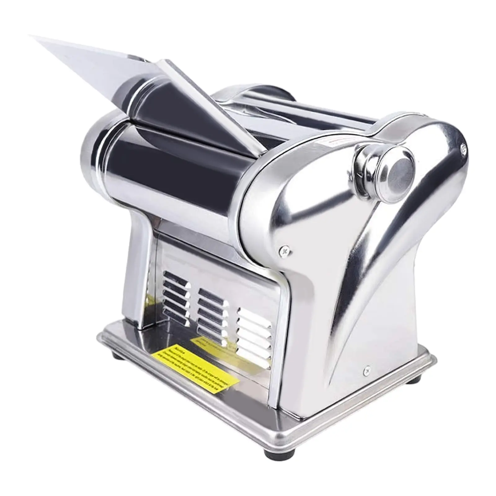 Automatic Electric Noodle Maker Machine, 135W Powerful Motor, 410 Stainless Steel, 8 Thickness Settings, 2 Flat Noodle Cutters, Easy-to-Clean Pasta/Dumpling Dough Tool, Home Kitchen Must-Have Kitchen Accessories & Utensils, Slicer Container Box